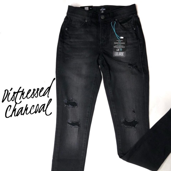 charcoal distressed jeans
